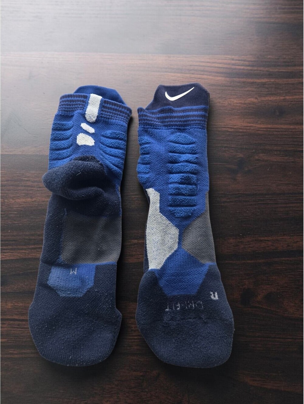 Nike Hyperelite blue crew socks
